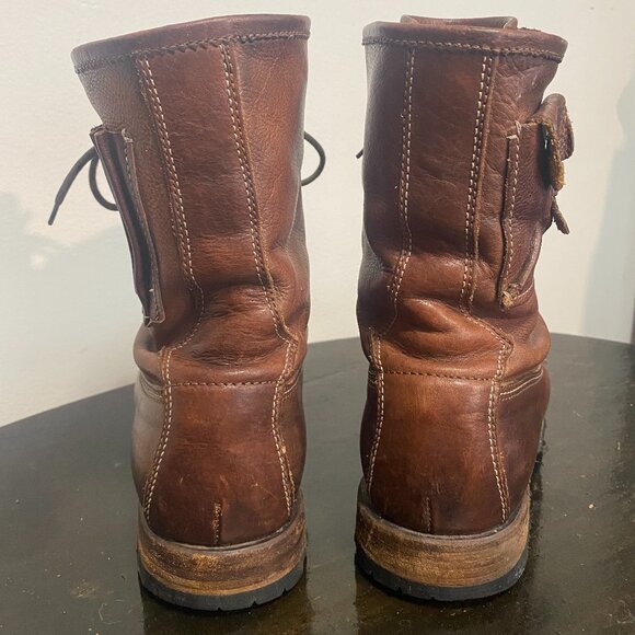 Officine Creative Moc Toe Logger Boots 8" Leather Lug Tread Size 10D M US - Picture 5 of 15